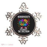 Autism Awareness Neurodiversity Celebrate The Spectrum Ornament thumb 0