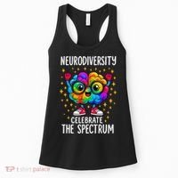 Autism Awareness Neurodiversity Celebrate The Spectrum Women's Tank Top thumb 0