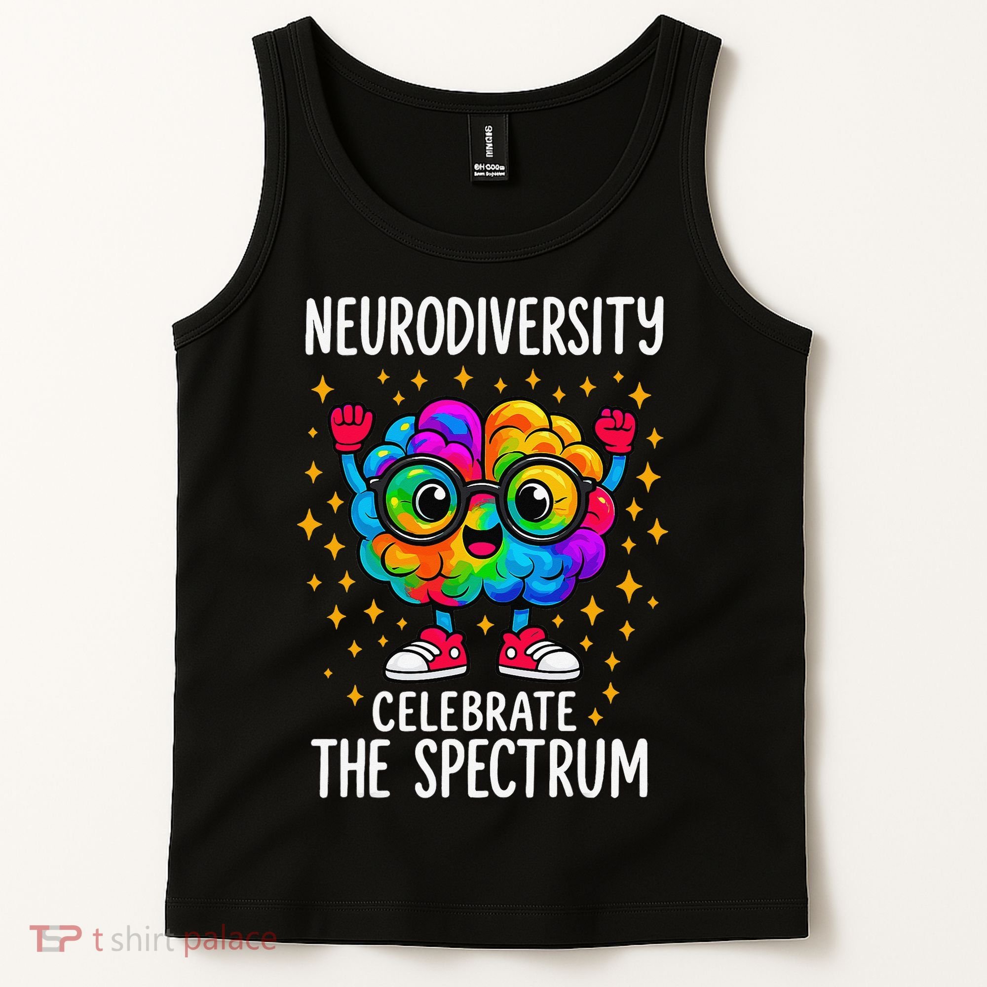 Autism Awareness Neurodiversity Celebrate The Spectrum Tank Top