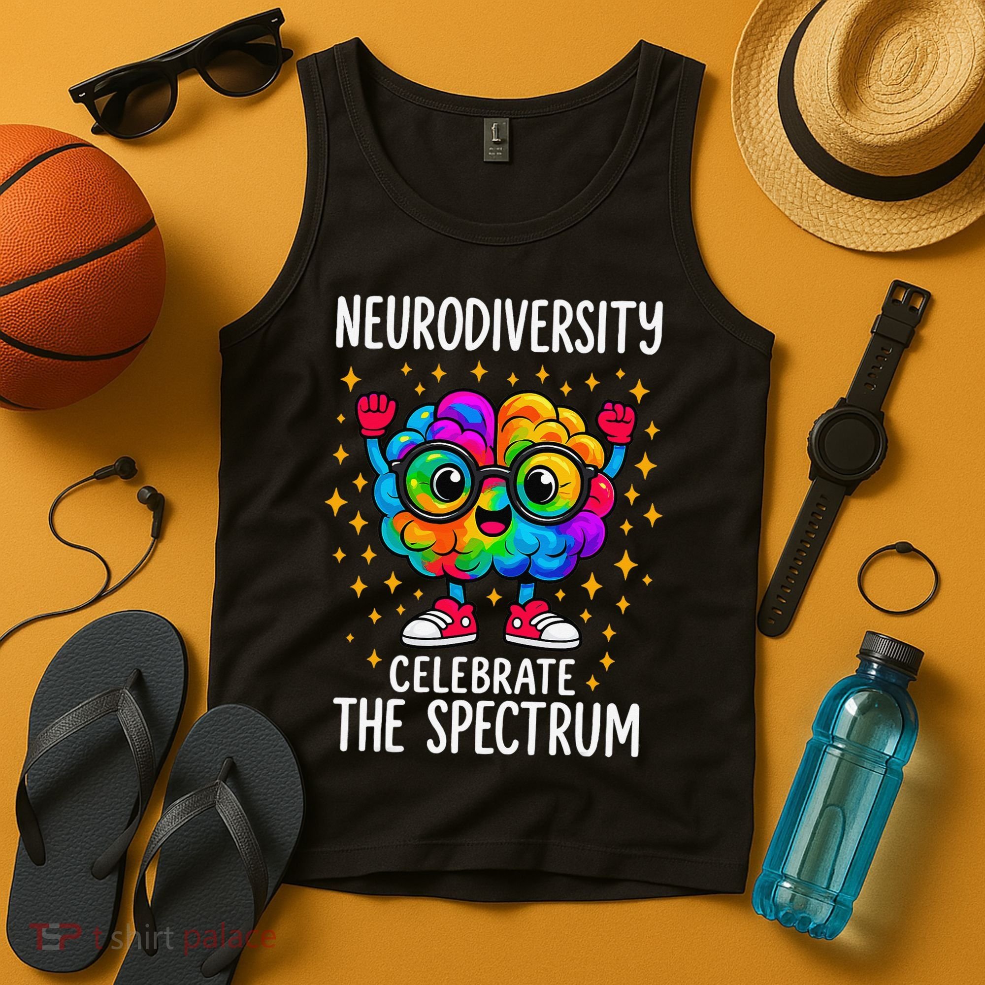 Autism Awareness Neurodiversity Celebrate The Spectrum Tank Top
