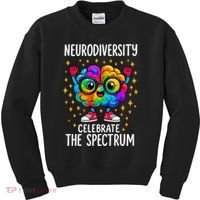 Autism Awareness Neurodiversity Celebrate The Spectrum Kids Sweatshirt thumb 0