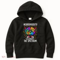 Autism Awareness Neurodiversity Celebrate The Spectrum Kids Hoodie thumb 0