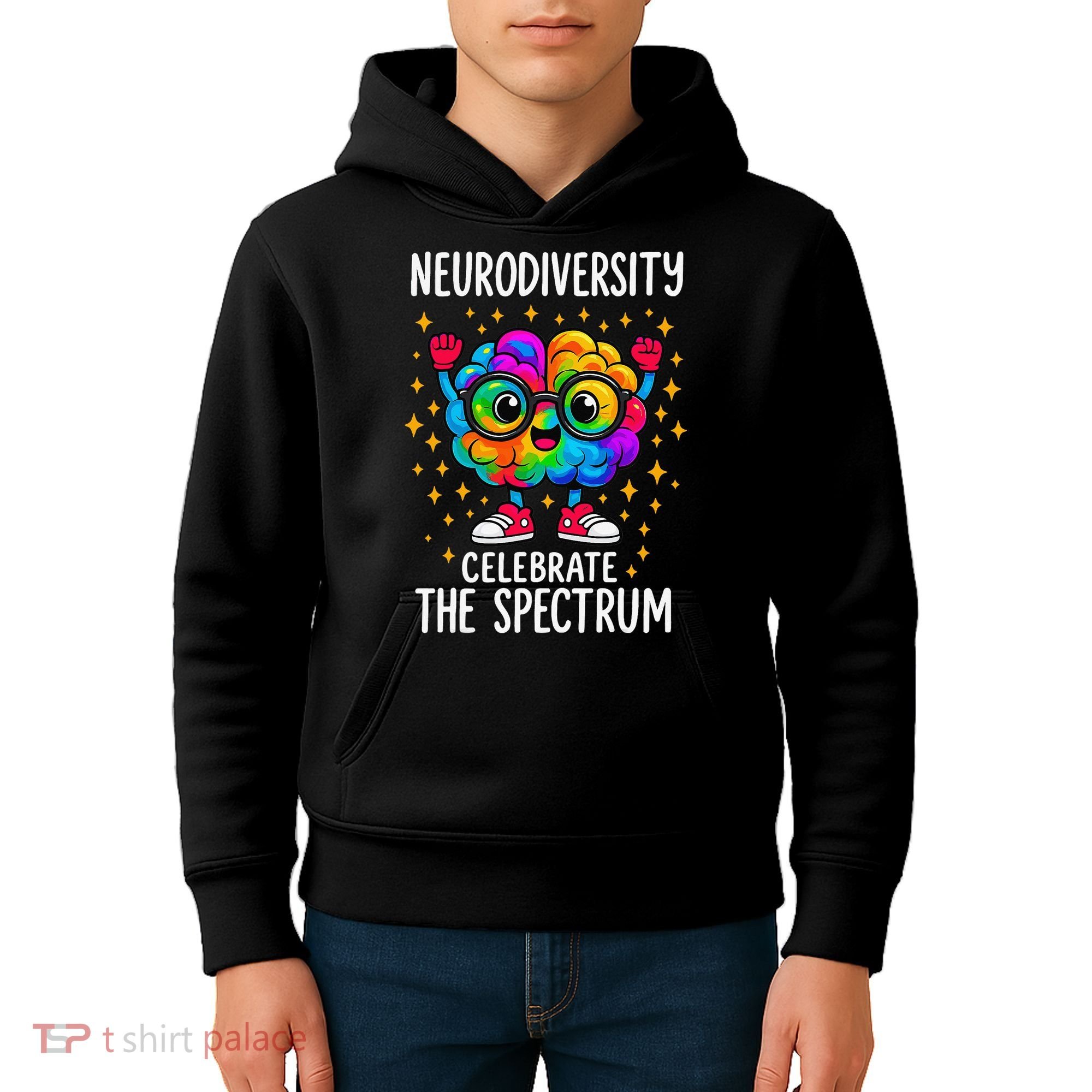 Autism Awareness Neurodiversity Celebrate The Spectrum Kids Hoodie