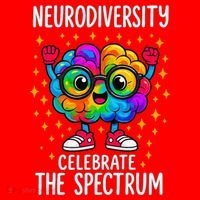 Autism Awareness Neurodiversity Celebrate The Spectrum Santa Hat thumb 1