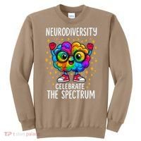 Autism Awareness Neurodiversity Celebrate The Spectrum Sweatshirt thumb 0