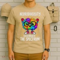 Autism Awareness Neurodiversity Celebrate The Spectrum T-Shirt thumb 6