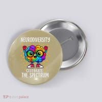 Autism Awareness Neurodiversity Celebrate The Spectrum Button thumb 0