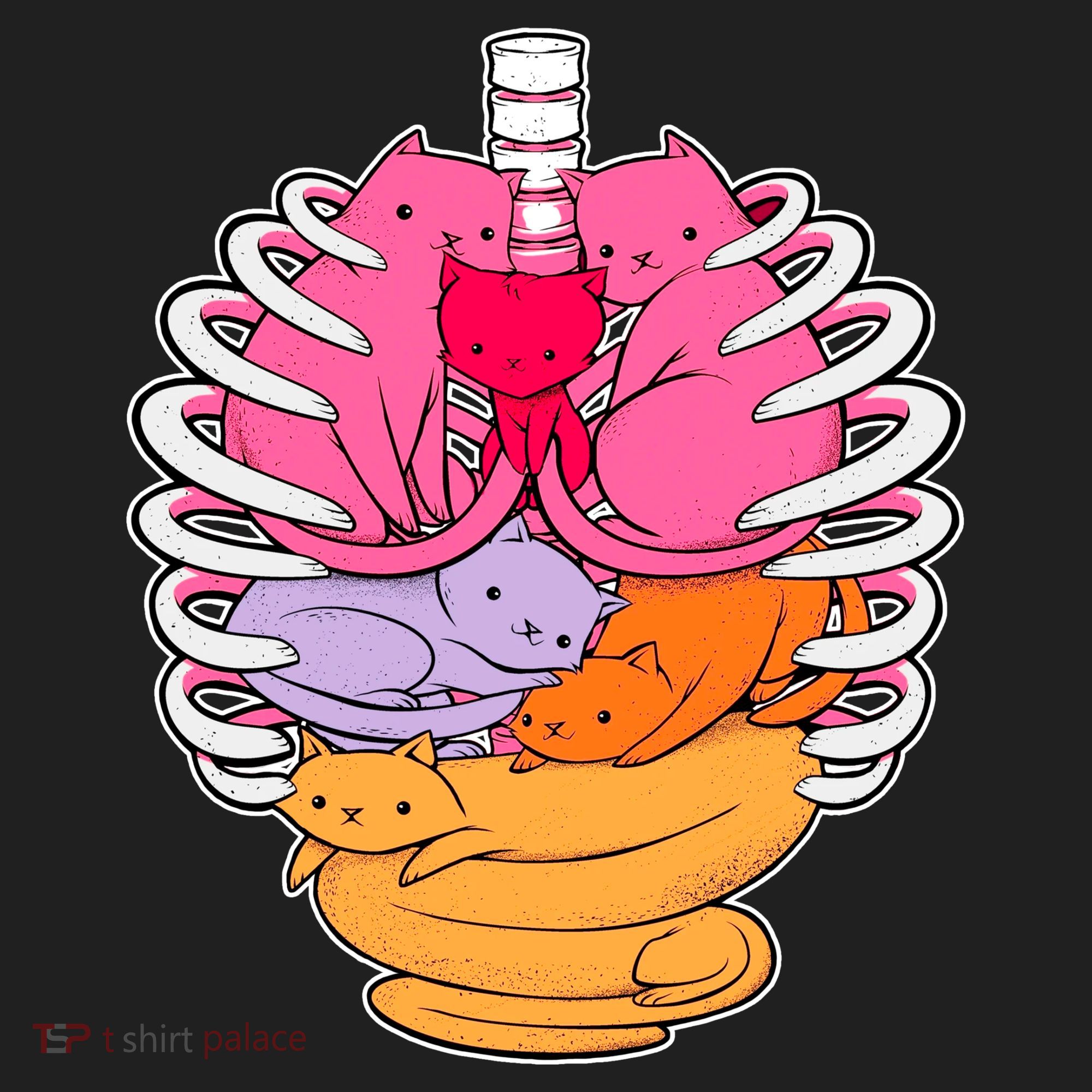 Aanatomicat Cat Chest Skeleton Tumbler