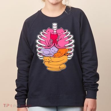 Aanatomicat Cat Chest Skeleton Women's Sweatshirt