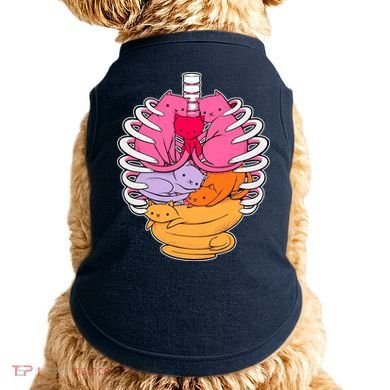 Aanatomicat Cat Chest Skeleton Doggie Tank