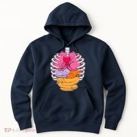 Aanatomicat Cat Chest Skeleton Hoodie thumb 0