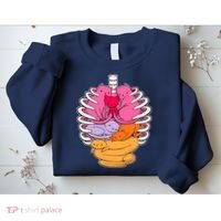 Aanatomicat Cat Chest Skeleton Sweatshirt thumb 2