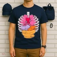 Aanatomicat Cat Chest Skeleton T-Shirt thumb 6