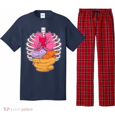 Aanatomicat Cat Chest Skeleton Pajama Set