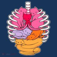 Aanatomicat Cat Chest Skeleton Polo thumb 2