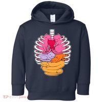 Aanatomicat Cat Chest Skeleton Toddler Hoodie thumb 0