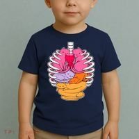 Aanatomicat Cat Chest Skeleton Toddler T-Shirt thumb 2
