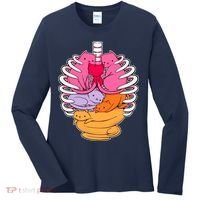 Aanatomicat Cat Chest Skeleton Women's Long Sleeve Shirt thumb 0