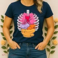 Aanatomicat Cat Chest Skeleton Women's T-Shirt thumb 2