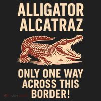 Alligator Alcatraz One Way Across This Border Hat thumb 2