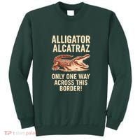 Alligator Alcatraz One Way Across This Border Sweatshirt thumb 0