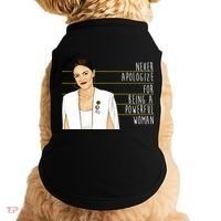 AOC Alexandria Ocasio Cortez Powerful Woman Quote Doggie Tank thumb 0