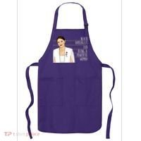AOC Alexandria Ocasio Cortez Powerful Woman Quote Apron thumb 0