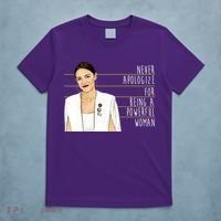 AOC Alexandria Ocasio Cortez Powerful Woman Quote T-Shirt thumb 5