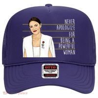 AOC Alexandria Ocasio Cortez Powerful Woman Quote Hat thumb 0