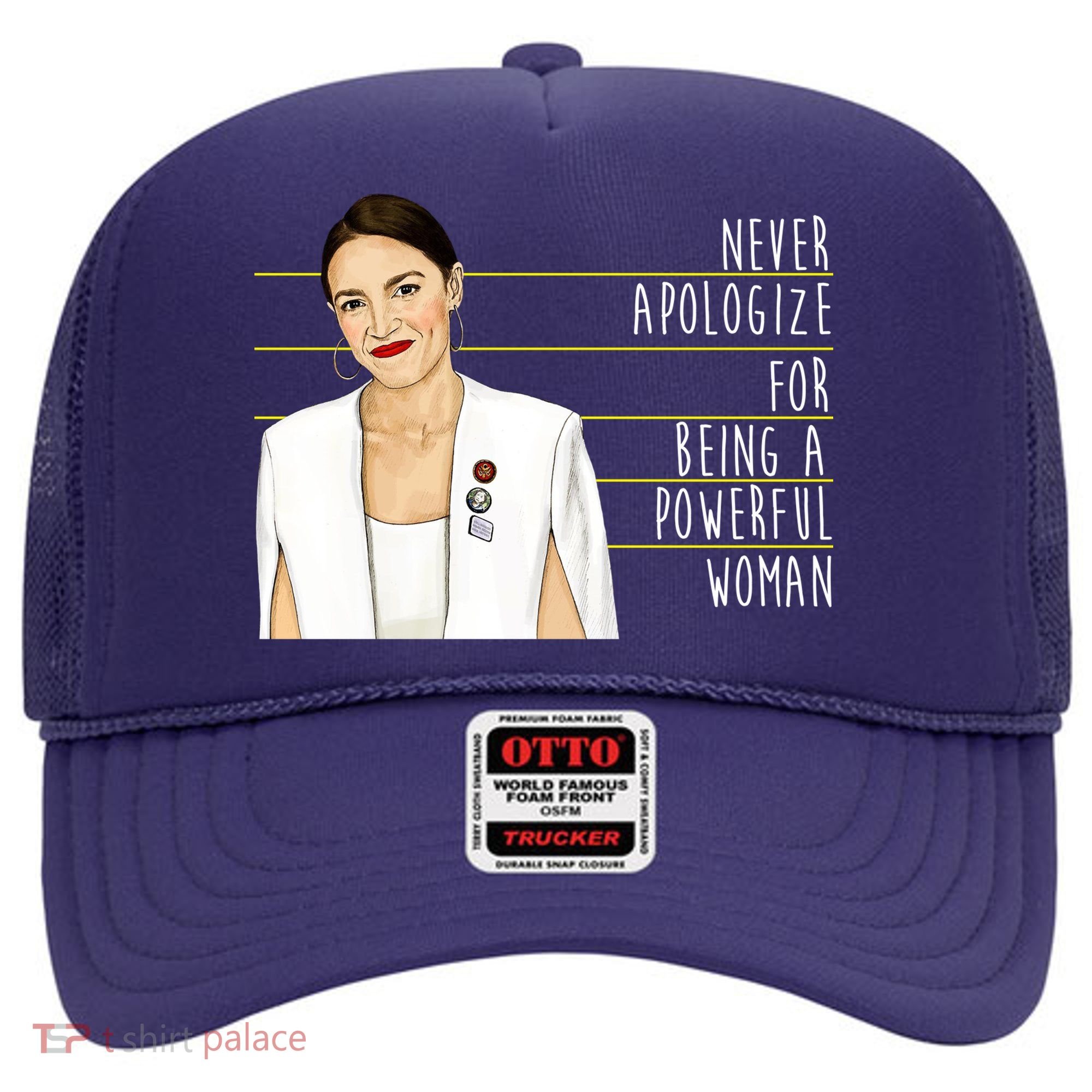 AOC Alexandria Ocasio Cortez Powerful Woman Quote Hat