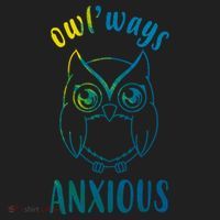 Always Anxious Owl Funny Women's Sweatshirt thumb 2