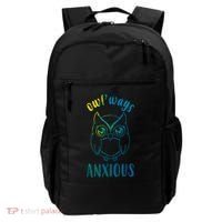 Always Anxious Owl Funny Backpack thumb 0