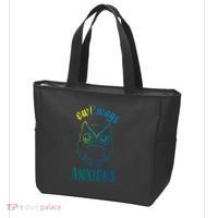 Always Anxious Owl Funny Tote Bag thumb 3
