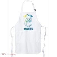 Always Anxious Owl Funny Apron thumb 0