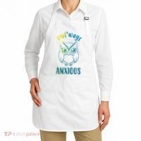 Always Anxious Owl Funny Apron thumb 2