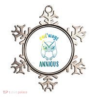 Always Anxious Owl Funny Ornament thumb 0