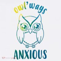 Always Anxious Owl Funny Visor thumb 3