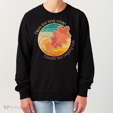 Acorn And Oak Leaf For Nature Lovers Women's Sweatshirt