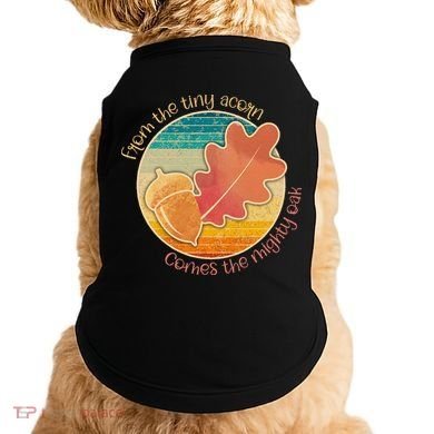 Acorn And Oak Leaf For Nature Lovers Doggie Tank