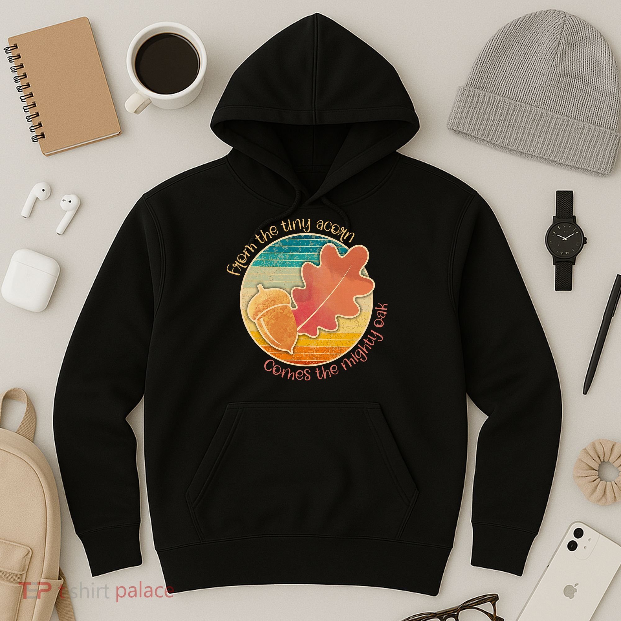Acorn And Oak Leaf For Nature Lovers Hoodie