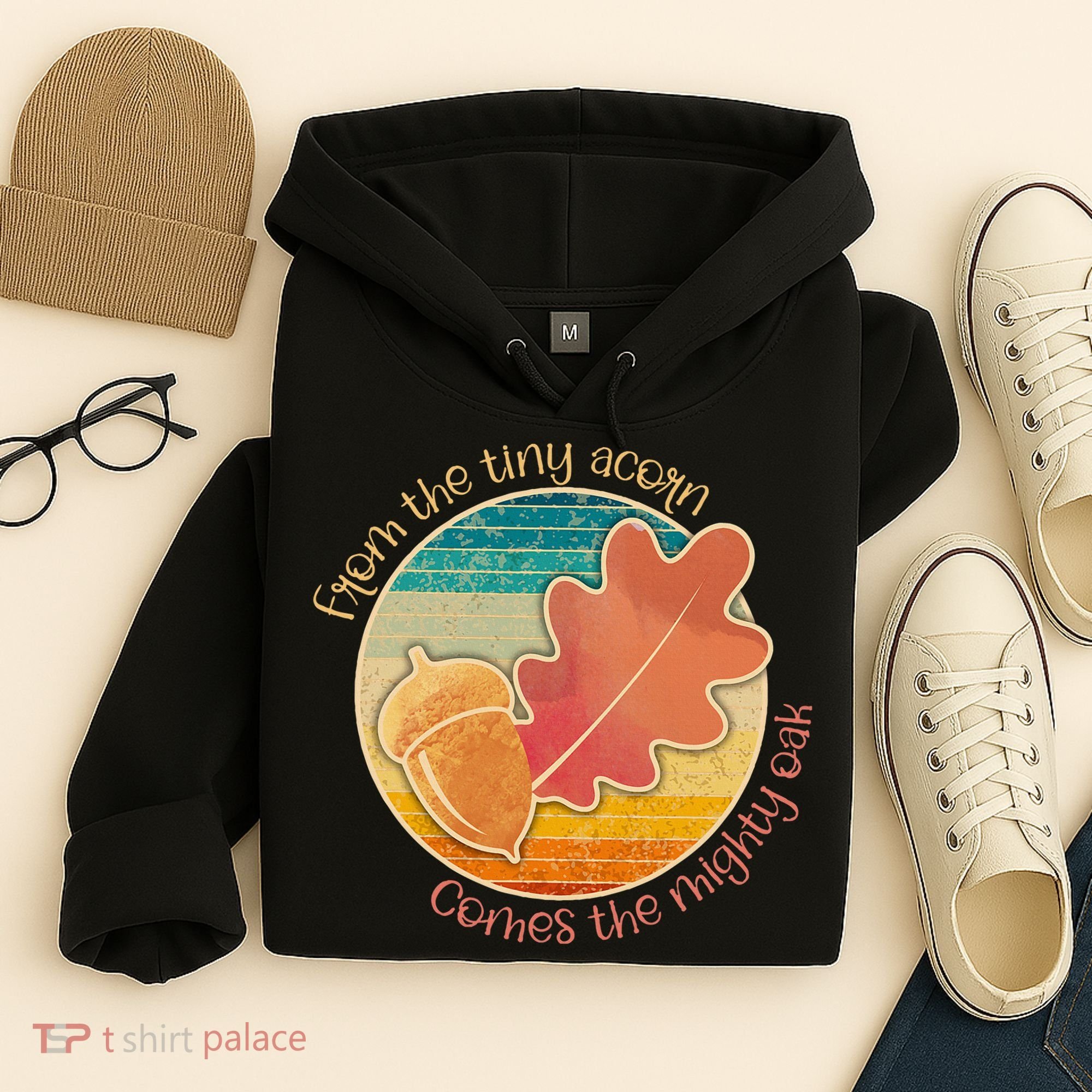 Acorn And Oak Leaf For Nature Lovers Hoodie