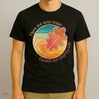 Acorn And Oak Leaf For Nature Lovers T-Shirt thumb 3