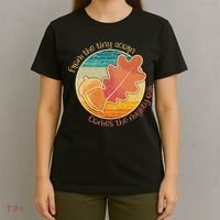 Acorn And Oak Leaf For Nature Lovers T-Shirt thumb 4