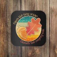 Acorn And Oak Leaf For Nature Lovers Coaster thumb 0