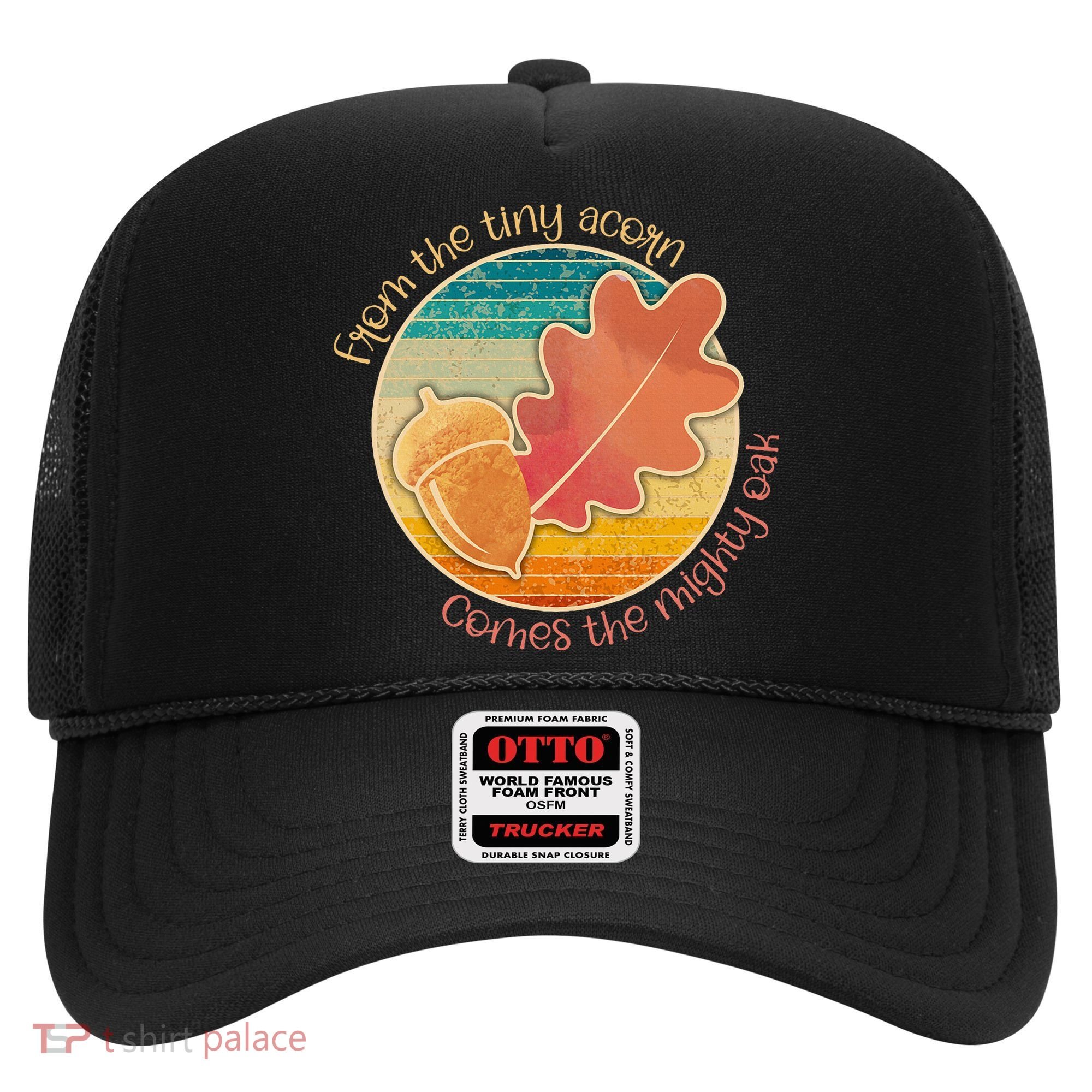 Acorn And Oak Leaf For Nature Lovers Hat