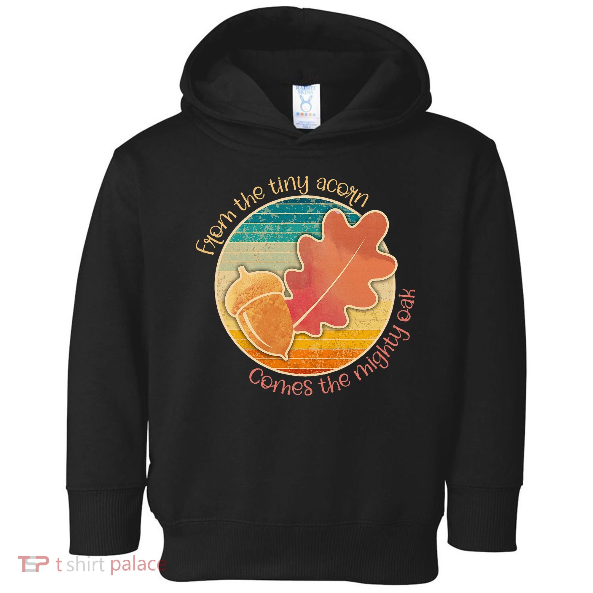 Acorn And Oak Leaf For Nature Lovers Toddler Hoodie