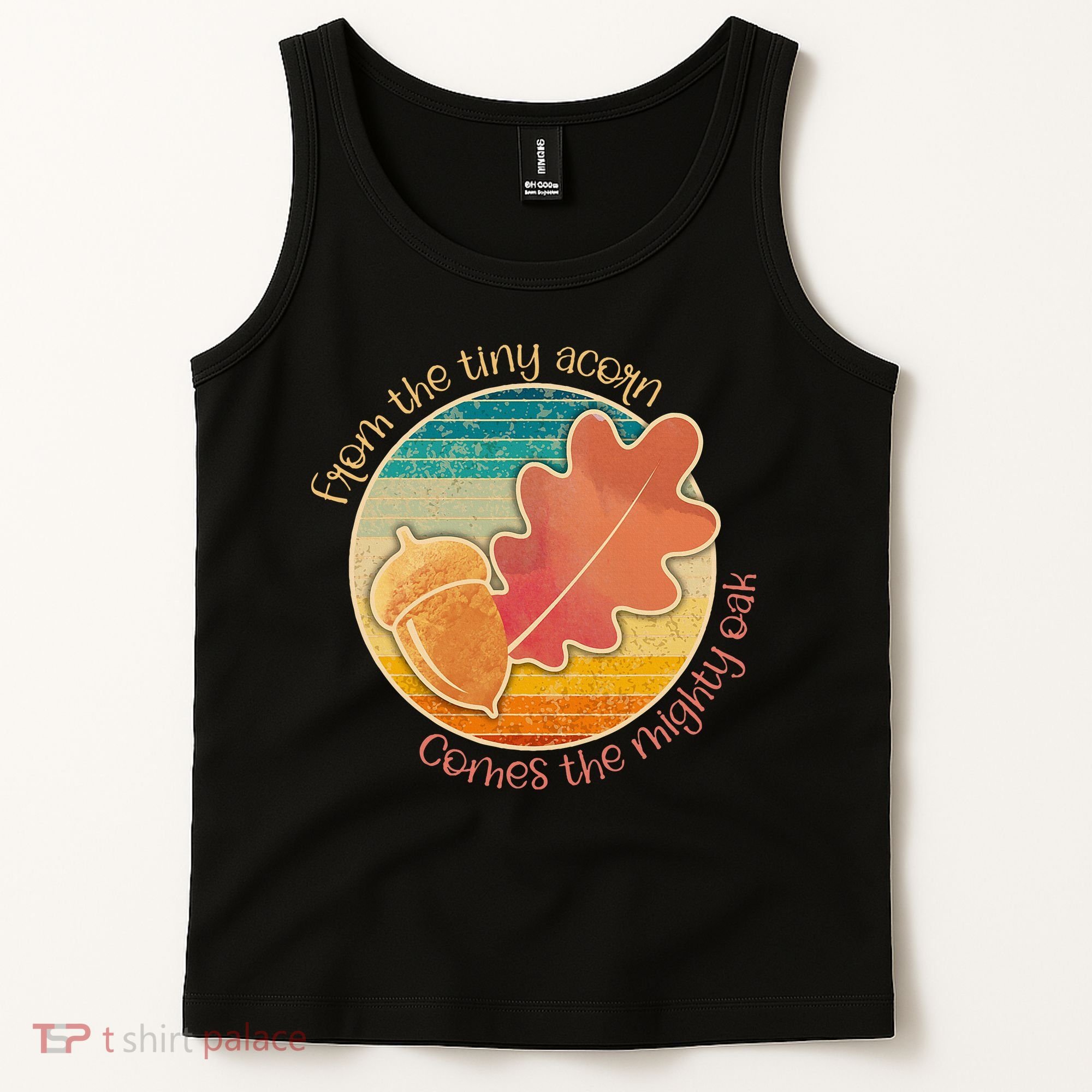 Acorn And Oak Leaf For Nature Lovers Tank Top