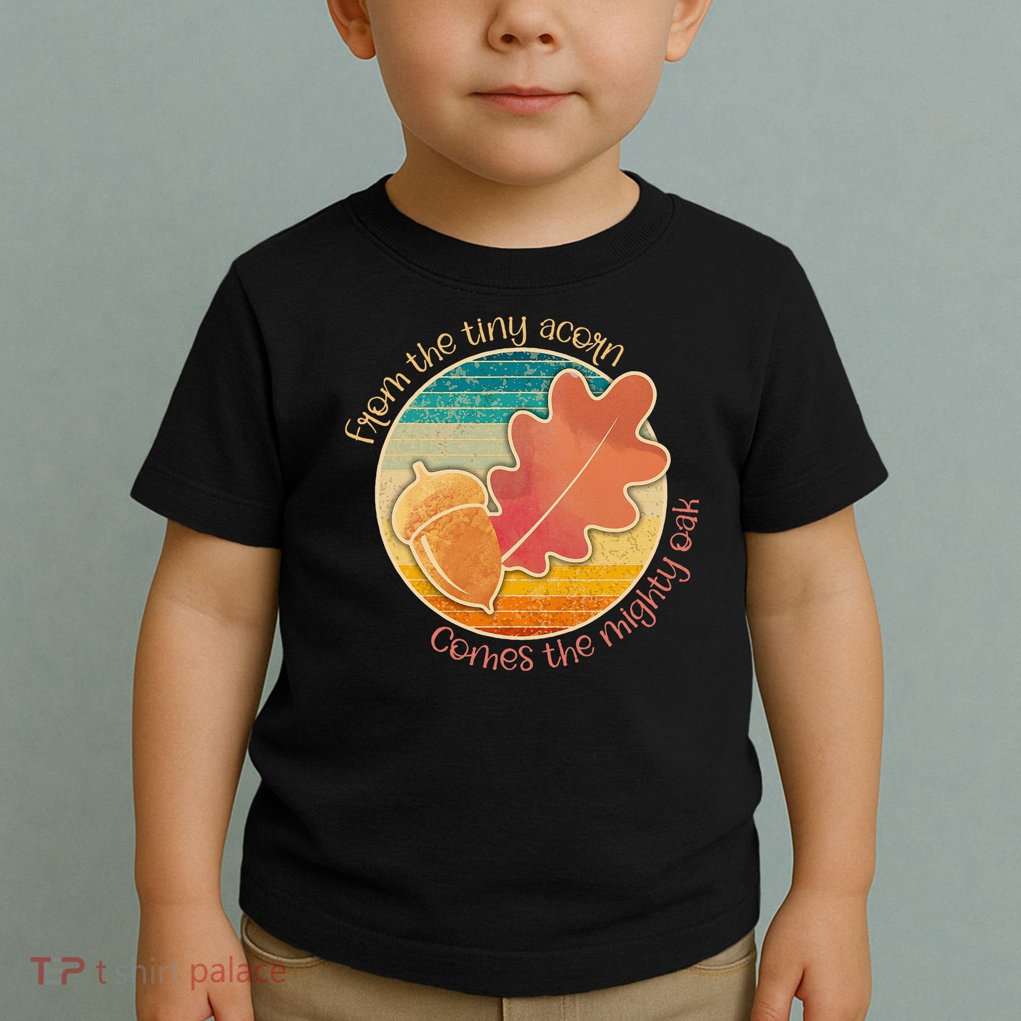 Acorn And Oak Leaf For Nature Lovers Toddler T-Shirt