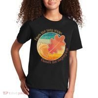 Acorn And Oak Leaf For Nature Lovers Kids T-Shirt thumb 2