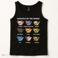 Axolotl-  Axolotl Of World  Tank Top thumb 2